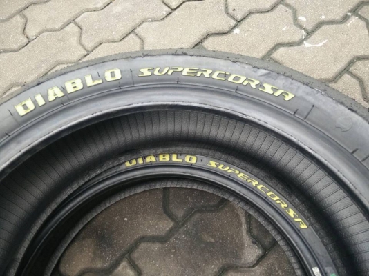 ยางสายฟ้า ปี 2014 Diablo supercorsa เบอร์ 200/55/17-120/70/17