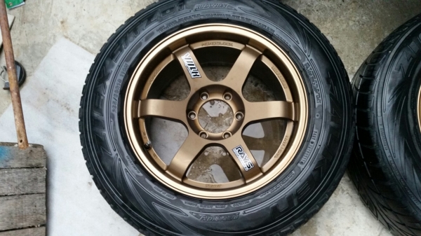 แม็กพร้อมยางขอบ18 Te37