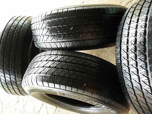 ยางขอบ17กระบะสูง มิชลิน 265-65R17ลงพื้นกลางปี13 (4เส้น 3,400บ)ดอกตรึม