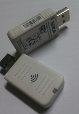 ตัวรับสัญญาณ wireless lan adapter ของเครื่องโปรเจ็คเตอร์ ยี่ห้อ Epson ของใหม่ สภาพสวย ใช้งานปกติ สนใจคุยรายละเอียดกันครับ