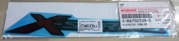Logo X-SERIES แท้ สำหรับ Dmax