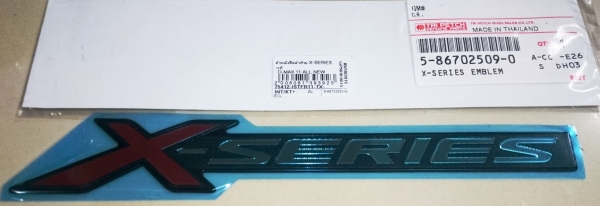 Logo X-SERIES แท้ สำหรับ Dmax