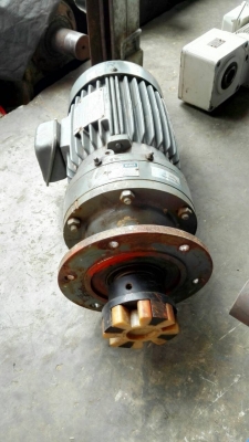 Sale>> มอเตอร์เกียร์หน้าแปลน TECO 2 HP. 380V. อัตราทด 1:35 วิ่งเงียบ 089-2499-123 นครปฐม