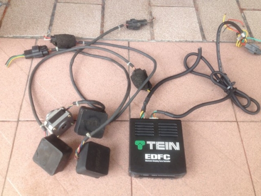 ตัวปรับโช้คไฟฟ้า TEIN EDFC พร้อมมอเตอร์ของเก่าญี่ปุ่นเเท้สภาพสวยของตามรูป