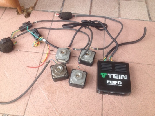 ตัวปรับโช้คไฟฟ้า TEIN EDFC พร้อมมอเตอร์ของเก่าญี่ปุ่นเเท้สภาพสวยของตามรูป