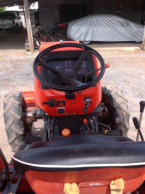แทรกเตอร์คูโบต้า 4508 สภาพดีเดิมๆทั้งคันพร้อมใช้งาน มีผานดันหน้า และ โรตารี่