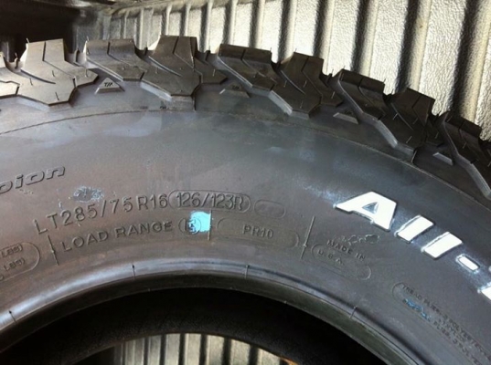BF Goodrich All-terrain KO2 ขนาด 285 75 r16 ยางรุ่นใหม่ผลิตปี15 BF Goodrich All-terrain KO2 ขนาด 285 75 r16 ยางรุ่นใหม่ผลิตปี15