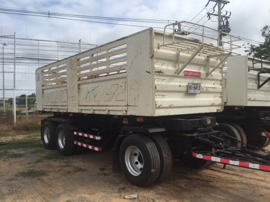 ลูกพ่วง 3 เพลา ดัมพ์ สามมิตรแท้ ปี 56