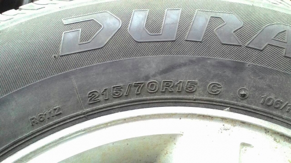 แม็กวีโก้ ขนาด 5 รู ขอบ15 พร้อมยาง 215/70R15 BRIDGESTONE DURAVIS R611 ชุด 4 ล้อ tel.081-427-3941 แม็กวีโก้ ขนาด 5 รู ขอบ15 พร้อมยาง 215/70R15 BRIDGESTONE DURAVIS R611 ชุด 4 ล้อ tel.081-427-3941