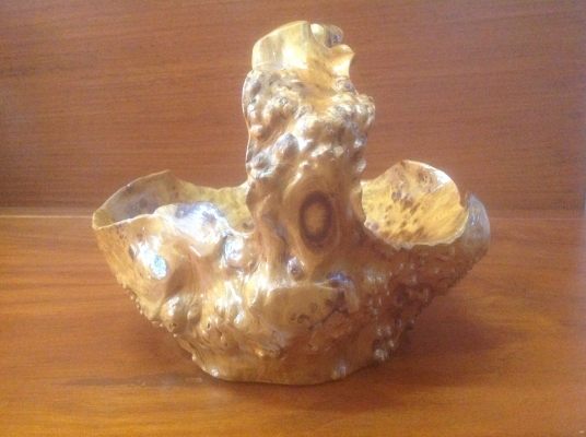 ขายกระเช้าปุ่มไม้มะค่า ขนาด 10"