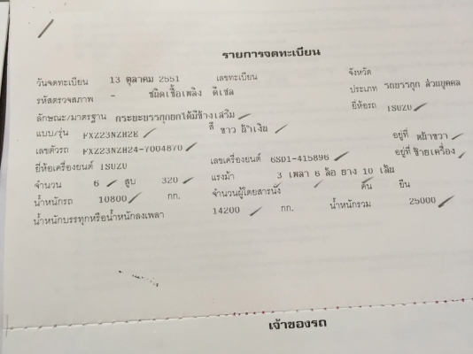รถอีซูซุ 10 ล้อดั้ม FXZ  320 แรงม้า. ปี 51  ( ขาย แม่ , ลูก. )     สนใจติดต่อ  081 - 6079515