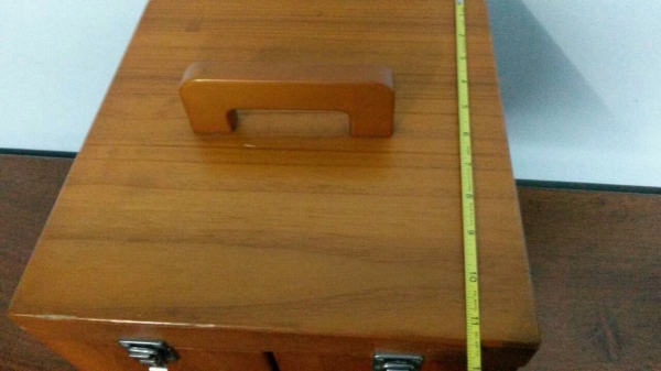 ขายกล่องไม้ทรงเหลี่ยมเอนกประสงค์ ขนาด 11X11x12(กxยxส)