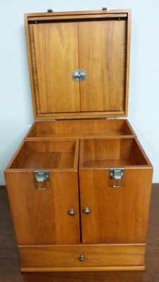 ขายกล่องไม้ทรงเหลี่ยมเอนกประสงค์ ขนาด 11X11x12(กxยxส)