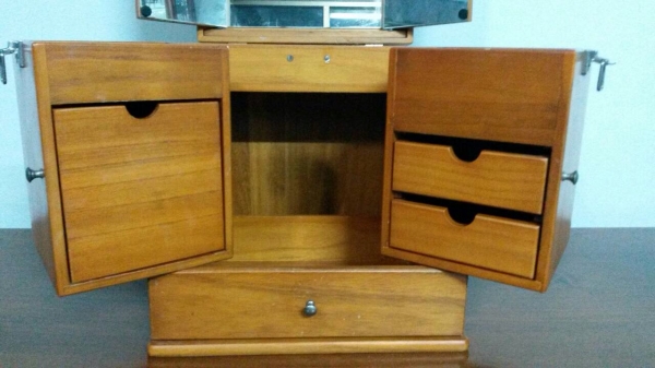 ขายกล่องไม้ทรงเหลี่ยมเอนกประสงค์ ขนาด 11X11x12(กxยxส)