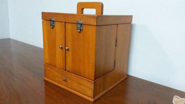 ขายกล่องไม้ทรงเหลี่ยมเอนกประสงค์ ขนาด 11X11x12(กxยxส)