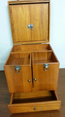 ขายกล่องไม้ทรงเหลี่ยมเอนกประสงค์ ขนาด 11X11x12(กxยxส)