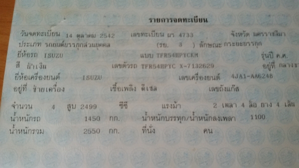 isuzu dargon puwer 2500c.c เครื่องดีแน่นๆ แคชซีสวยงามมาก  แอร์เย็นหนาว  ภายนอก ภายในสวยสะอาด น่านั่ง น่าขับ ขับดี วิ่งดี ช่วงล่างทำใหม่