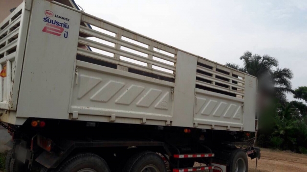 ขายดาวน์22ล้อดั้มพ์ HINO FM2PNLD เครื่อง 380แรงม้า หาง3เพลาแท้ปี56 สนใจโทร 081-970-1072