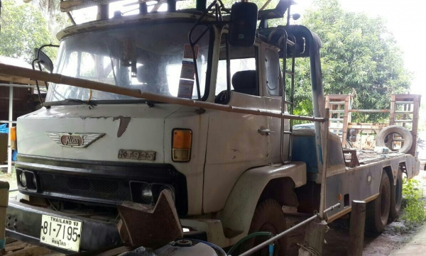 สิบล้อ1เพา ฮีโน่ KT925 EH 700 -168 หางพับไฮโลริส ท้ายลาก_รถเกียว สภาพพร้อมใช้ ทะเบียนพร้อมโอน