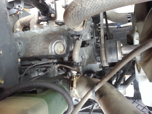 คูโบต้า L3408 4 WD พร้อมผาน 6x22 ตราช้าง  รถไร่สีเดิมๆ ไม่เคยลงนา