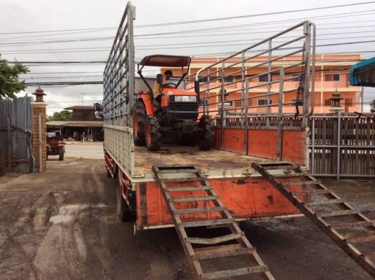 คูโบต้า L3408 4 WD พร้อมผาน 6x22 ตราช้าง  รถไร่สีเดิมๆ ไม่เคยลงนา