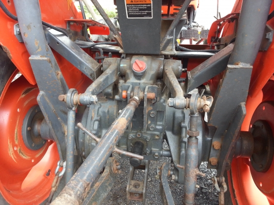 คูโบต้า L3408 4 WD พร้อมผาน 6x22 ตราช้าง  รถไร่สีเดิมๆ ไม่เคยลงนา