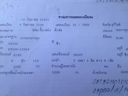 **ขายแล้วครับขอบคุณ ลูกค้า และ ขอบคุณ Truck2hand ครับ