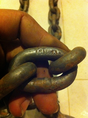 โซ่ลากจุง G43 USA ขนาด 3 หุน ยาว 6 เมตร โซ่ลากจุง G43 USA ขนาด 3 หุน ยาว 6 เมตร