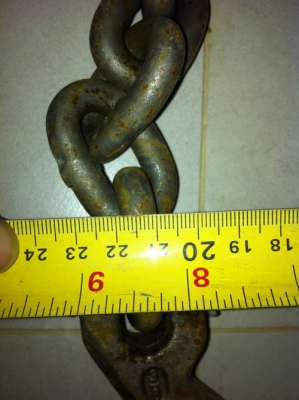 โซ่ลากจุง G43 USA ขนาด 3 หุน ยาว 6 เมตร โซ่ลากจุง G43 USA ขนาด 3 หุน ยาว 6 เมตร