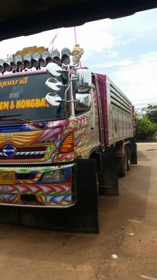 สิบล้อ2เพา ฮีโน่ 344 ปี55 ซีรี 500 แม่ลูก 3คาน ดั้มมีเนียม สภาพสวยเดิมบาง แร็ฟรายสีสวยกริบทั้งคัน รถพร้อมสุดๆ ทะเบียนพร้อมโอน ราคาต่อรองได้