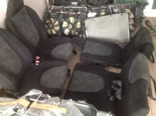 เบาะ JAZZ ตัวนอกหน้าหลังของเก่าญี่ปุ่นเเท้สภาพสวย