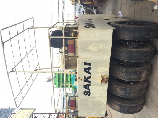 ขายด่วนรถบดล้อยาง9ล้อSAKAI TS7409 พร้อมใช้งาน