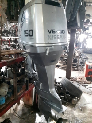 ขายเครื่องนิสสัน outborad 150 แรง เก่าญี่ปุ่น