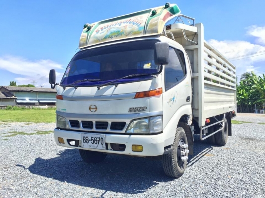 ขายรถบรรทุก 6 ล้อ HINO  DUTRO  LORO 2  เครื่อง 121 แรง  ปี 2006  ช่างล่าง F  หน้าหลัง กะบะสแตนเลสทั้งลูกครับ ยาว 4.50 เมตร