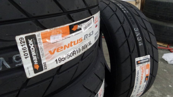 ยาง HANKOOK RS-3 195/50R15 เส้นละ 2,900 บาท