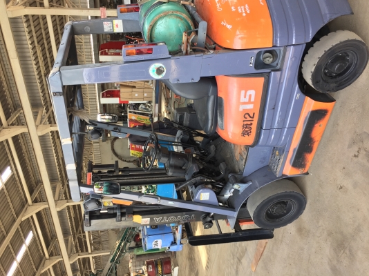 รถโฟคลิฟ TOYOTA 1.5 ตัน เครื่องเบนซิน+แก๊ส สภาพดีพร้อมใช้งาน ติดต่อ 099-0925395 รถโฟคลิฟ TOYOTA 1.5 ตัน เครื่องเบนซิน+แก๊ส สภาพดีพร้อมใช้งาน ติดต่อ 099-0925395