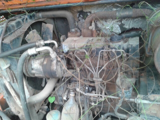 (ลงขายใหม่)รถขุดมีเก๋งตู้รถจอดหนูทำรัง..HALLA HE50 ขายตามสภาพ..มีใบดันหน้า