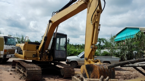 Catterpillar E120B เดิมๆ จากนอก สองบูมๆ ยาว 12 เมตร อุปกรณ์ครบชุด