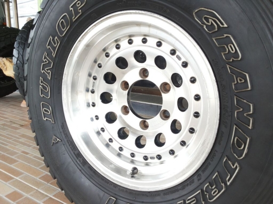 ล้อ bridgestone ลายหยดน้ำ พร้อมยาง dunlop grandtrek at1