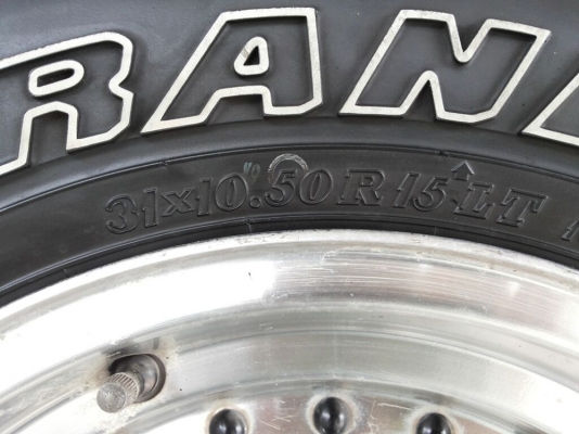 ล้อ bridgestone ลายหยดน้ำ พร้อมยาง dunlop grandtrek at1