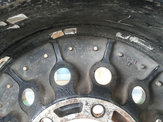 ล้อ bridgestone ลายหยดน้ำ พร้อมยาง dunlop grandtrek at1