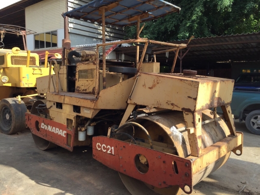 ขายด่วนรถบด2ล้อเหล็กสั่นหน้าสั่นหลังขนาด7ตัน DYNAPAC CC21พร้อมใช้งาน เล่มทะเบียน