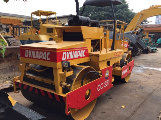 ขายด่วนรถบด2ล้อเหล็กสั่นหน้าสั่นหลังขนาด7ตัน DYNAPAC CC21พร้อมใช้งาน เล่มทะเบียน