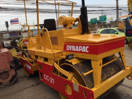 ขายด่วนรถบด2ล้อเหล็กสั่นหน้าสั่นหลังขนาด7ตัน DYNAPAC CC21พร้อมใช้งาน เล่มทะเบียน