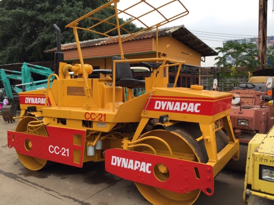 ขายด่วนรถบด2ล้อเหล็กสั่นหน้าสั่นหลังขนาด7ตัน DYNAPAC CC21พร้อมใช้งาน เล่มทะเบียน