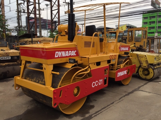 ขายด่วนรถบด2ล้อเหล็กสั่นหน้าสั่นหลังขนาด7ตัน DYNAPAC CC21พร้อมใช้งาน เล่มทะเบียน