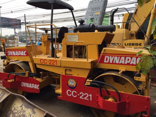 ขายด่วนรถบด2ล้อเหล็กสั่นหน้าสั่นหลังขนาด7ตัน DYNAPAC CC21พร้อมใช้งาน เล่มทะเบียน