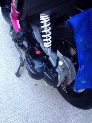 MIO 125 สีชมพู่ขาว ล้อแม็ก 14900 รถบ้านเดิมเดิม พร้อมใช้งาน