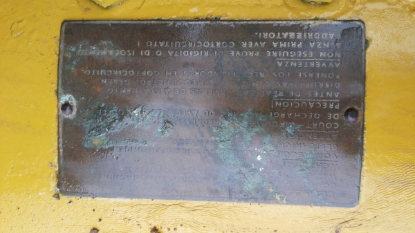 เครื่องยนต์ดีเซล HINO 6 สูบเครื่องปั่นไฟยี่ห้อ LINCOLNSHIRE  ขนาด 50 KVA. จาก อังกฤษ