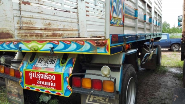 หางพ่วงดั๊มสองเพลา  อู่ ป.รุ่งเรือง ขอนแก่น ต่อใหม่